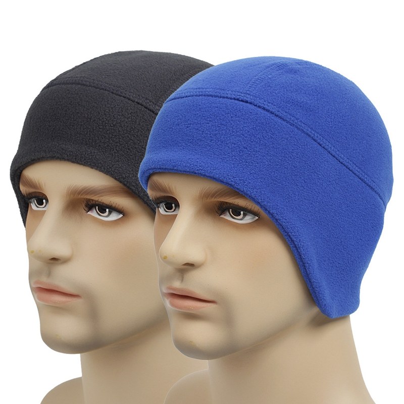 Polar Fleece Beanie with Earmuffs