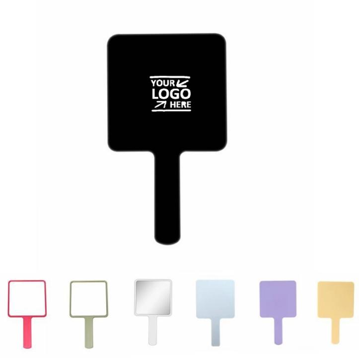 Handheld Portable Square Cosmetic Mirror