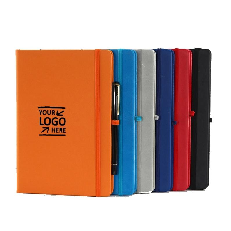 Classic Elastic Strap Journal Notebook With Pen Loop